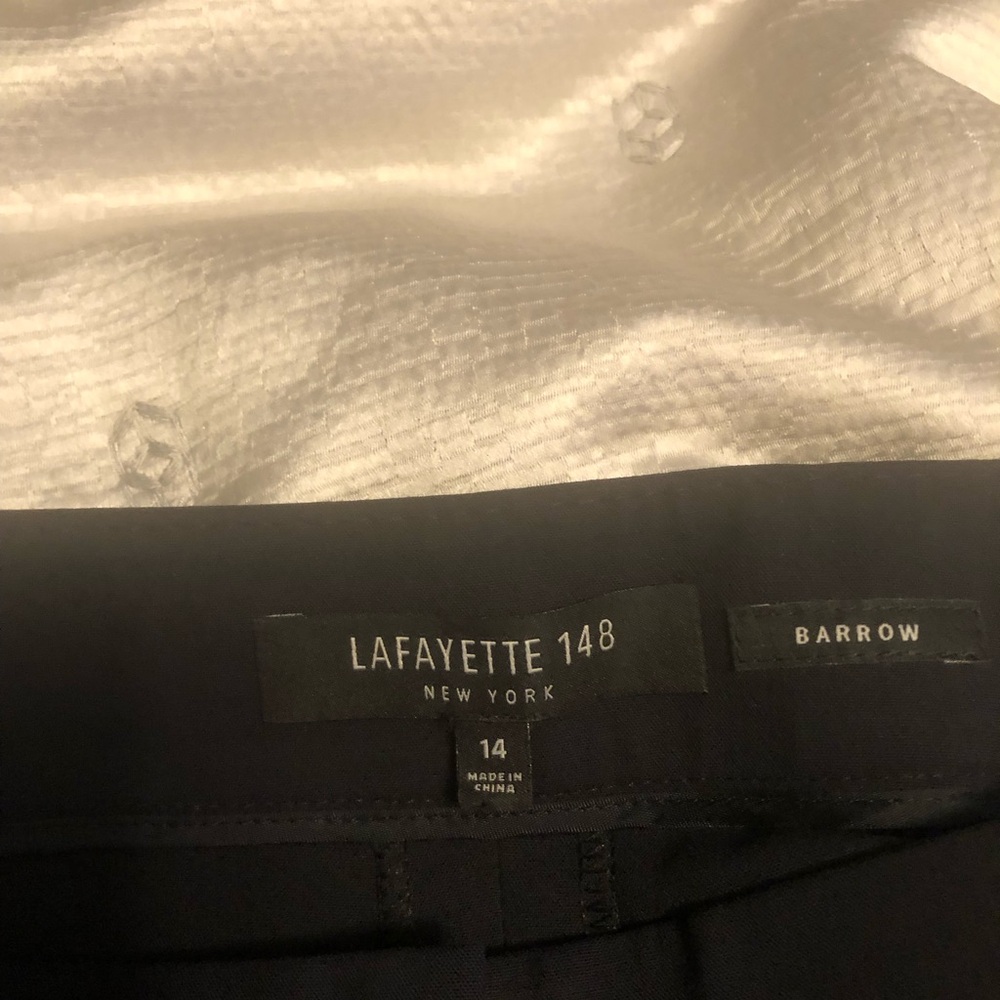 Lafayette 148 New York size 14 Dark Navy/Black Dress Pants